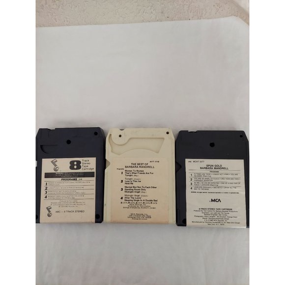 Barbara Mandrell MCA Greatest Hits, ABC Greatest Hits, And Spun Gold 8 Track Lot - Picture 4 of 4